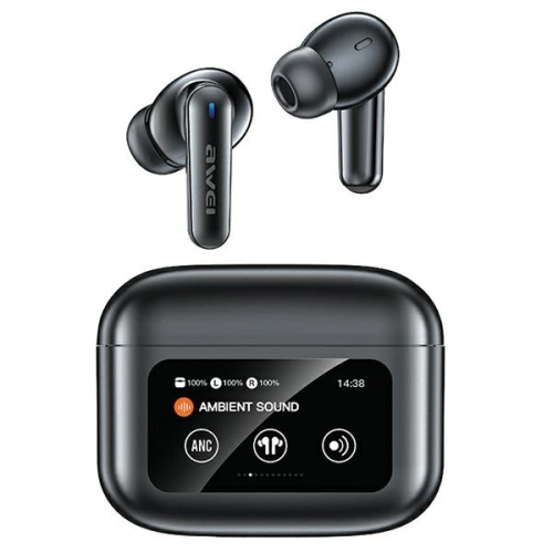 Kup Drahtlose In-Ear-Kopfhörer AWEI T56 TWS ANC Bluetooth 5.4 + Dockingstation schwarz/black - AWEI196 - {ean13} - Sklep Home Screen