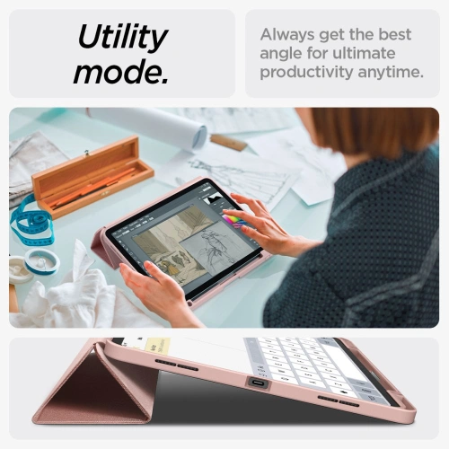 Kup Case Spigen Urban Fit Apple iPad Air 13" 2024 (6. Generation) Roségold - SPN3417 - {ean13} - Sklep Home Screen