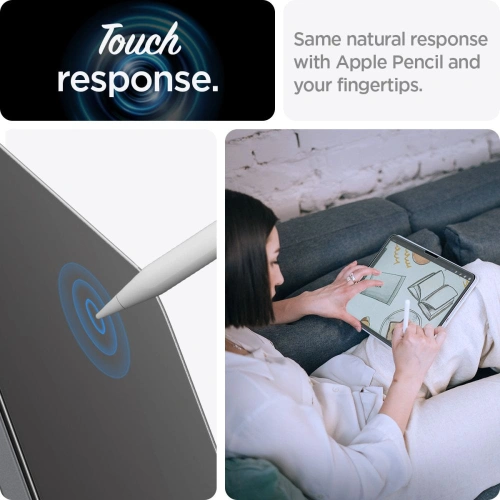 Kup Sticlă întărită Spigen Paper Touch Apple iPad Air 11" 2024 (6. generație) Matte Clear - SPN3420 - {ean13} - Sklep Home Screen