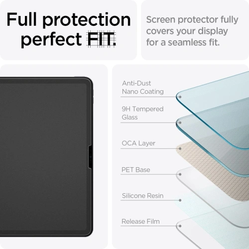 Kup Sticlă întărită Spigen Paper Touch Apple iPad Air 11" 2024 (6. generație) Matte Clear - SPN3420 - {ean13} - Sklep Home Screen