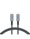 Kábel Tech-Protect Ultraboost Max USB-C / USB-C Thunderbolt 4.0 8K 40Gbps PD 240W 100cm Szürke