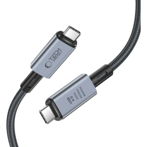 Kábel Tech-Protect Ultraboost Max USB-C / USB-C Thunderbolt 4.0 8K 40Gbps PD 240W 100cm Szürke