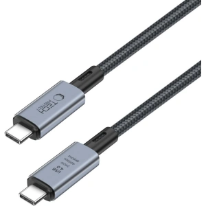 Kábel Tech-Protect Ultraboost Max USB-C / USB-C Thunderbolt 4.0 8K 40Gbps PD 240W 100cm Szürke