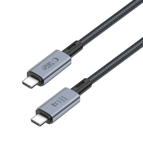 Kup Cablul Tech-Protect Ultraboost Max USB-C / USB-C Thunderbolt 4.0 8K 40Gbps PD 240W 100cm Gri - THP2841 - {ean13} - Sklep Home Screen