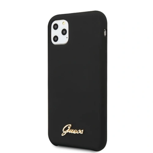 Kup Guess Apple Tasche GUHCN65LSLMGBK iPhone 11 Pro Max schwarz/schwarz Hartschale Silikon Vintage Gold Logo - GUE273BLK - {ean13} - Sklep Home Screen
