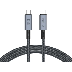 Kabel Tech-Protect Ultraboost Max USB-C / USB-C Thunderbolt 4.0 8K 40Gbps PD 240W 200cm Grau