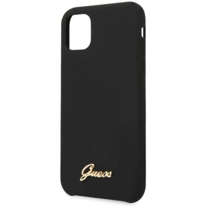 Buy Guess GUHCN65LSLMGBK iPhone 11 Pro Max black hard case Silicone Vintage Gold Logo - GUE273BLK - {ean13} - Home Screen Store Europe