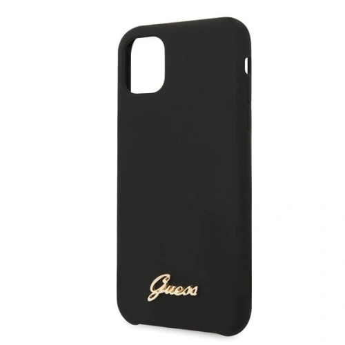 Kup Guess Apple Tasche GUHCN65LSLMGBK iPhone 11 Pro Max schwarz/schwarz Hartschale Silikon Vintage Gold Logo - GUE273BLK - {ean13} - Sklep Home Screen