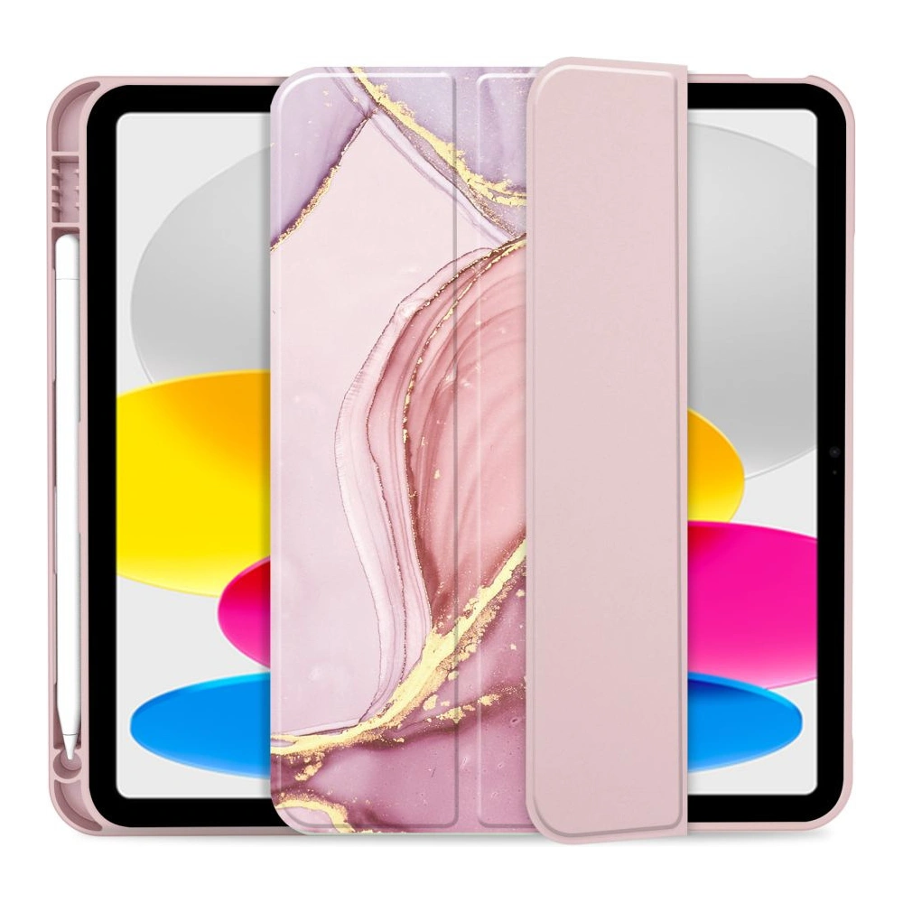 Etui Tech-Protect SmartCase Pen Apple iPad 10.9" 2022 (10. generacji) Marble