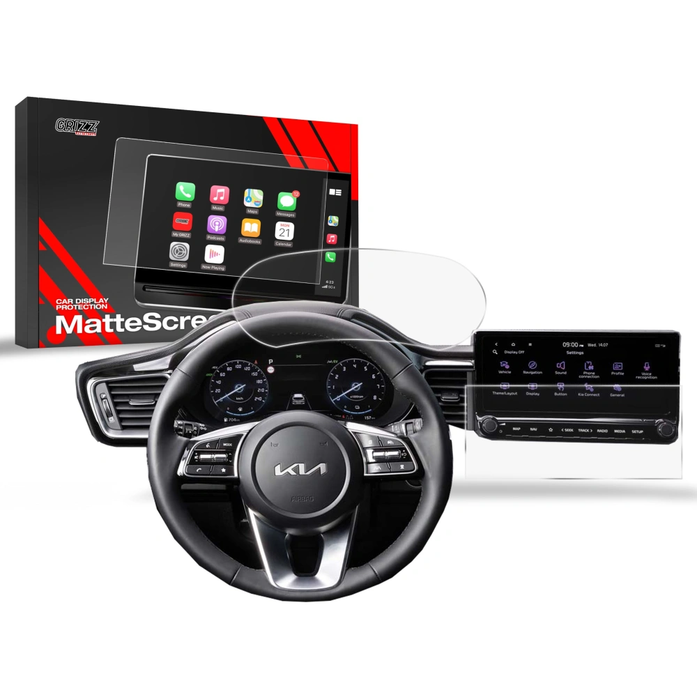 Folia matowa GrizzGlass CarDisplay Protection do Kia ProCeed 255x109mm 2024-2025 [2w1]