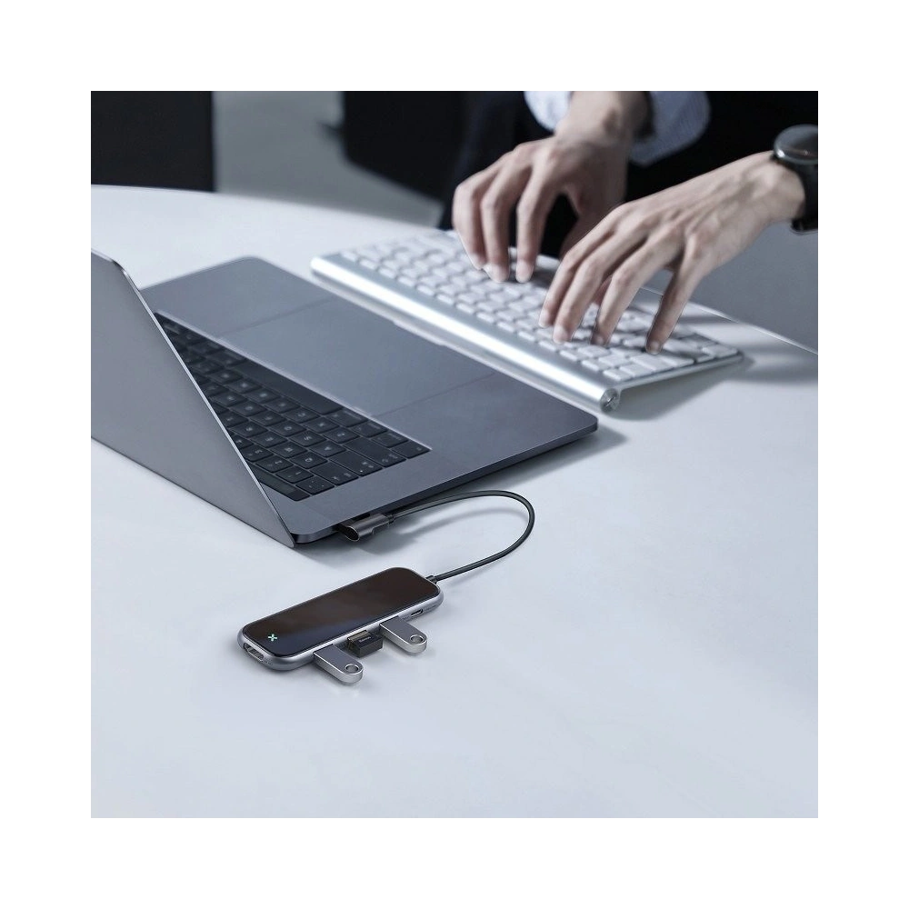 Adapter 5w1 Baseus Hub USB-C na 3x USB 3.0 + HDMI + USB-C PD