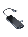 Adapter 6w1 Baseus Hub USB-C na 3x USB 3.0 + HDMI + USB-C PD + RJ45 Ethernet