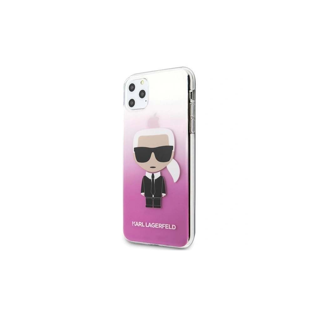 Karl Lagerfeld KLHCN65TRDFKPI iPhone 11 Pro Max różowy/pink Gradient Ikonik Karl