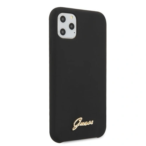 Kup Guess Apple Tasche GUHCN65LSLMGBK iPhone 11 Pro Max schwarz/schwarz Hartschale Silikon Vintage Gold Logo - GUE273BLK - {ean13} - Sklep Home Screen