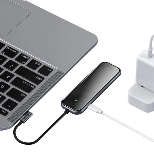 Kup Adapter 6w1 Baseus Hub USB-C 3x USB 3.0 + HDMI + USB-C PD + RJ45 Ethernet - BSU686 - {ean13} - Sklep Home Screen