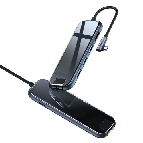 Kup Adaptér 6v1 Baseus Hub USB-C na 3x USB 3.0 + HDMI + USB-C PD + RJ45 Ethernet - BSU686 - {ean13} - Sklep Home Screen