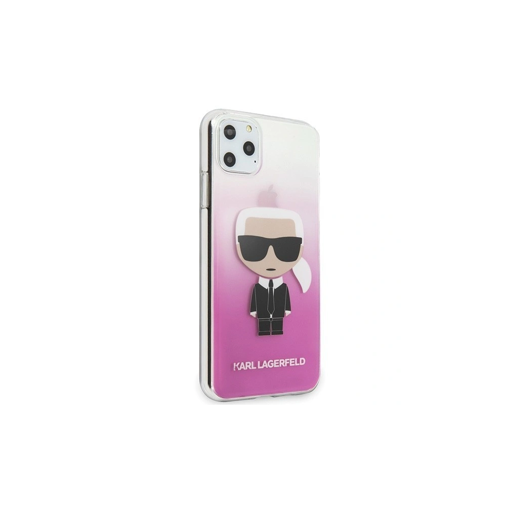 Karl Lagerfeld KLHCN65TRDFKPI iPhone 11 Pro Max różowy/pink Gradient Ikonik Karl