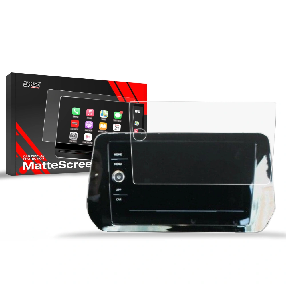 Folia matowa GrizzGlass CarDisplay Protection do Volkswagen VW T-Cross 8" 2024-2025