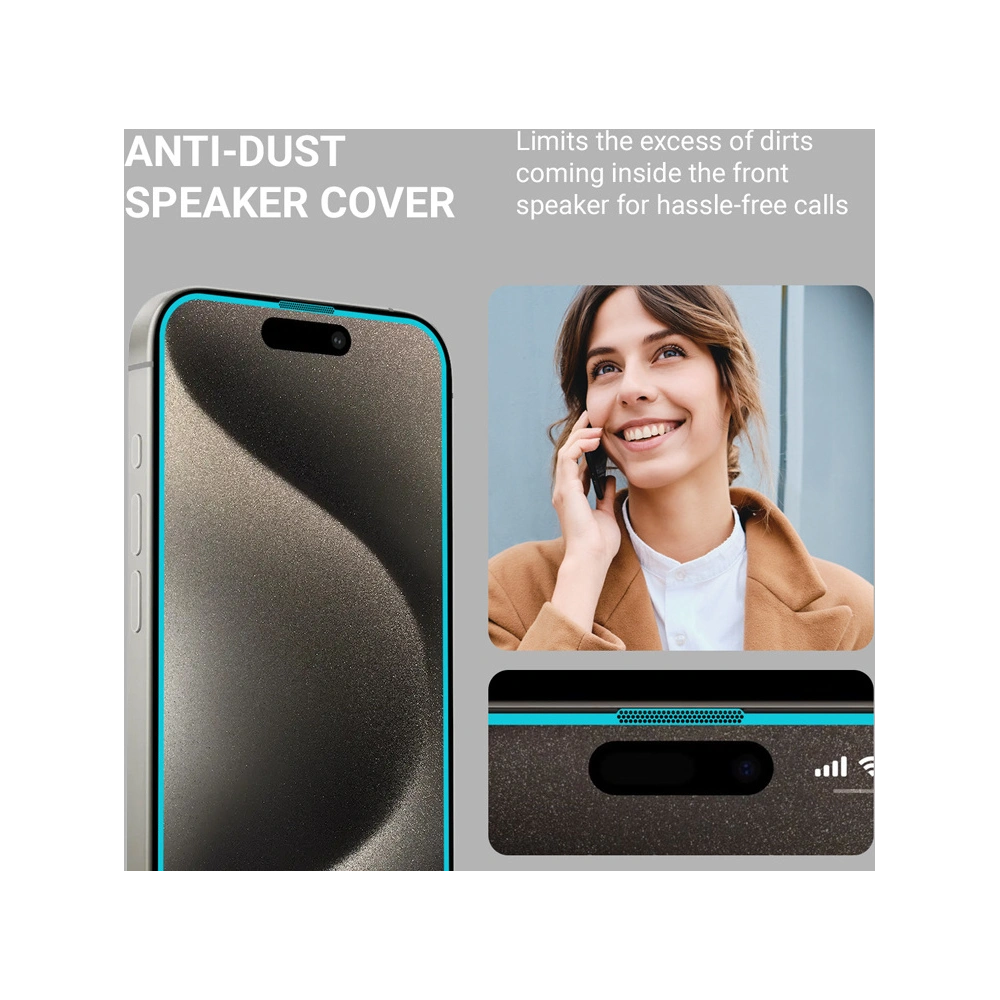 Szkło hartowane Crong EasyShield Apple iPhone 15 [2 PACK]