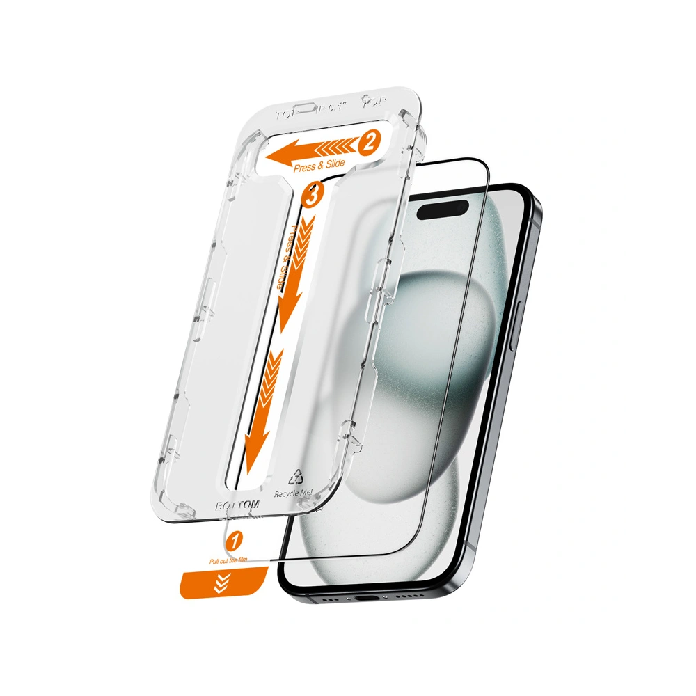 Szkło hartowane Crong EasyShield Apple iPhone 15 Plus [2 PACK]