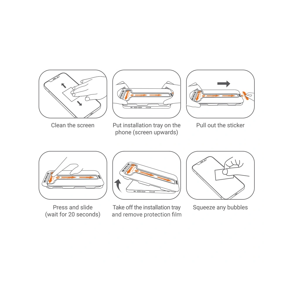 Szkło hartowane Crong EasyShield Apple iPhone 15 Plus [2 PACK]