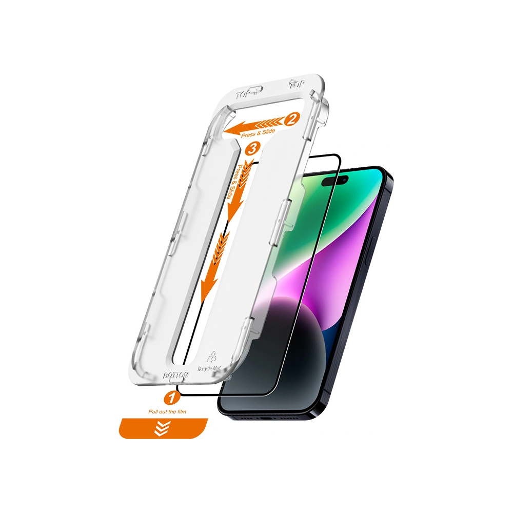 Szkło hartowane Crong EasyShield Apple iPhone 14 / iPhone 13 / iPhone 13 Pro [2 PACK]