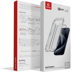 Kup Szkło hartowane Crong EasyShield Apple iPhone 14 / iPhone 13 / iPhone 13 Pro [2 PACK] - CRG769 - {ean13} - Sklep Home Screen