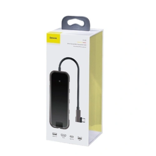 Kup Adaptor 6 în 1 Baseus Hub USB-C la 3x USB 3.0 + HDMI + USB-C PD + RJ45 Ethernet - BSU686 - {ean13} - Sklep Home Screen