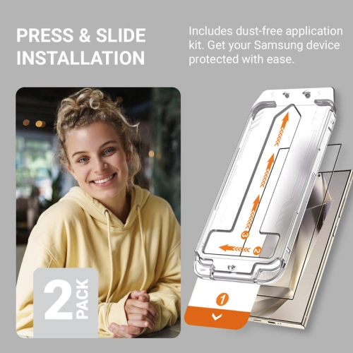 Kup Tvrzené sklo Crong EasyShield Samsung Galaxy S24+ Plus [2 PACK] - CRG772 - {ean13} - Sklep Home Screen