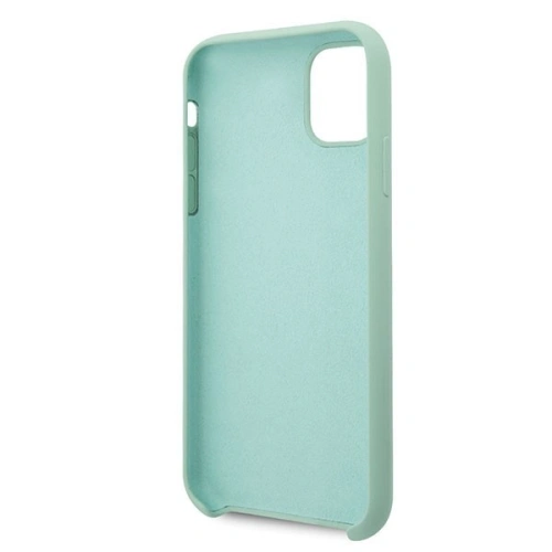Kup Carcasă Guess GUHCN65LSLMGG Apple iPhone 11 Pro Max verde/green hard case Silicone Vintage Gold Logo - GUE274GRN - {ean13} - Sklep Home Screen