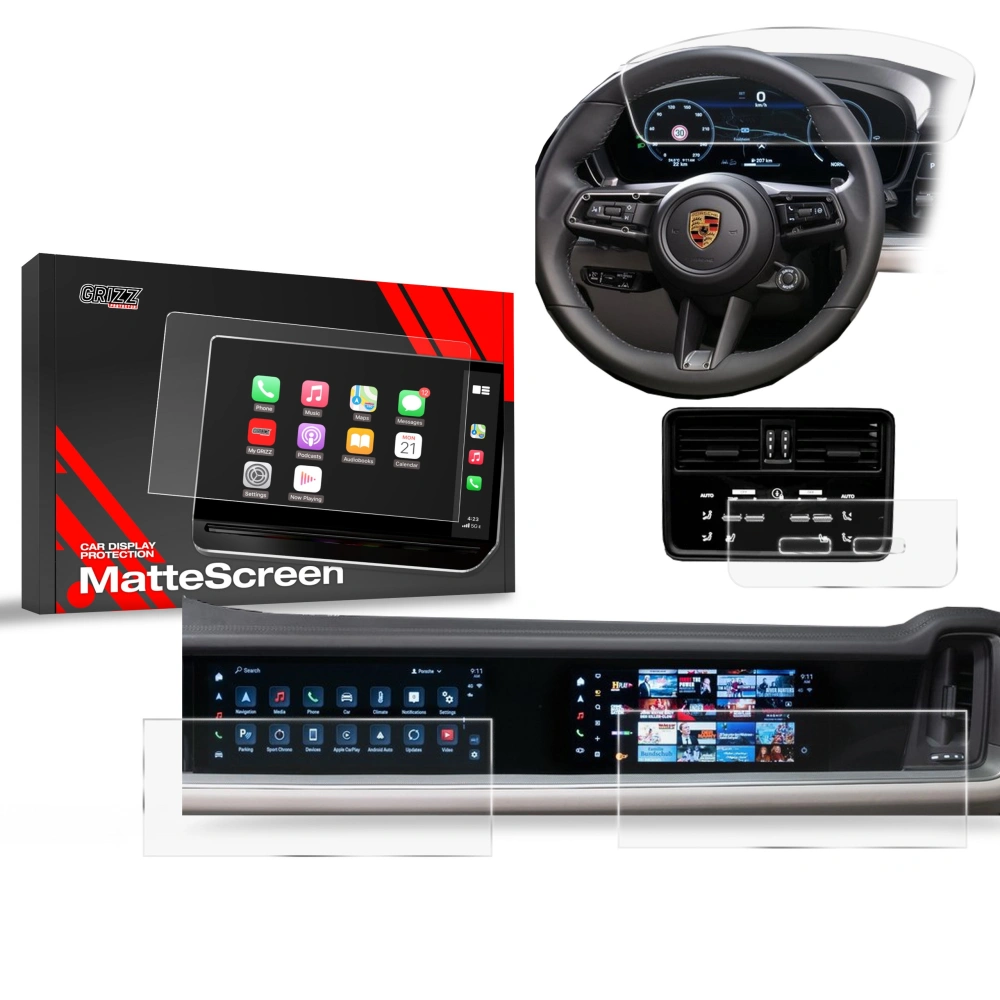 Folia matowa GrizzGlass CarDisplay Protection do Porsche Cayenne 2019-2024 [4w1]