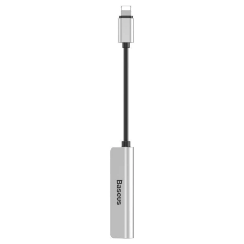Kup Adaptér Audio Baseus L52 Lightning na Mini Jack 3.5mm a 2x Lightning (stříbrný) - BSU690SLV - {ean13} - Sklep Home Screen