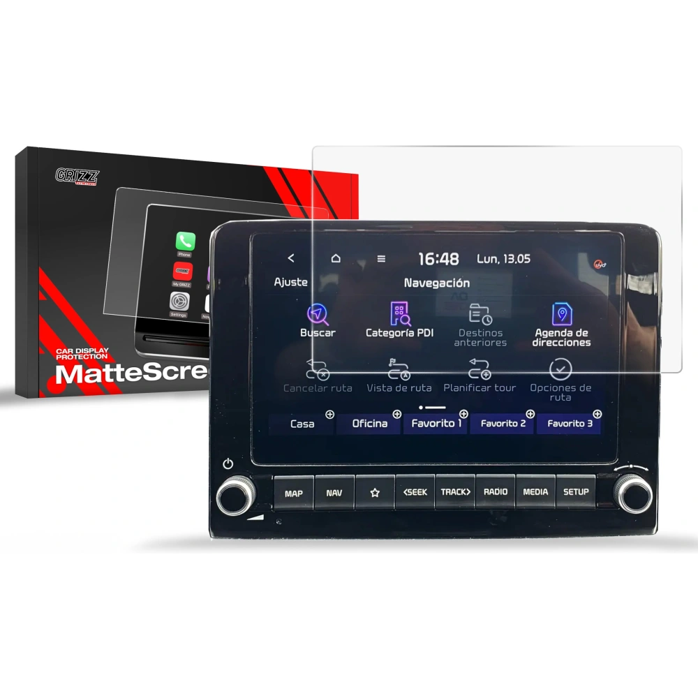 Folia matowa GrizzGlass CarDisplay Protection do Kia Stonic 8" 2022-2023