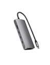 Adapter Satechi USB-C Multiport 8K USB-C / USB-C, HDMI, 3xUSB-A 3.2 Gen 2 10Gbps, USB-A 3.2 Gen 1 5Gbps, SD/TF gri space