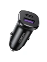 Ładowarka samochodowa UGREEN EC305 USB-C, USB-A 30W czarna - Samochodowe - Ugreen