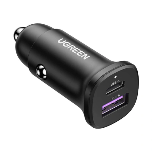 Kup Ładowarka samochodowa UGREEN EC305 USB-C, USB-A 30W czarna - UGR1843 - {ean13} - Sklep Home Screen