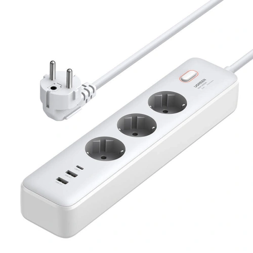 Kup Napájecí lišta UGREEN CD286 3xAC, 2xUSB-A, USB-C 30W 2m bílá - UGR1844 - {ean13} - Sklep Home Screen