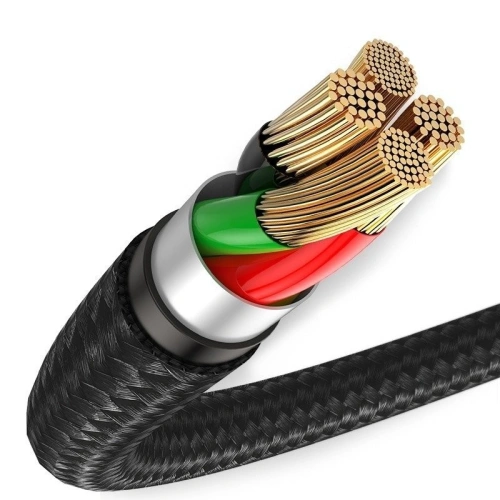 Buy Cable Lightning LED Light Baseus Halo 2.4A 0.5m Black - BSU689BLK - {ean13} - Home Screen Store Europe