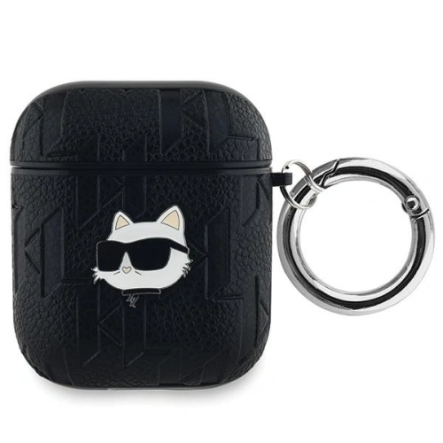 Kup Etui Karl Lagerfeld KLA2PGCHPK Apple AirPods 1/2 borító Monogram Choupette Head fekete/black - KLD2033 - {ean13} - Sklep Home Screen