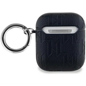 Kup Etui Karl Lagerfeld KLA2PGCHPK Apple AirPods 1/2 cover Monogram Choupette Head negru/black - KLD2033 - {ean13} - Sklep Home Screen