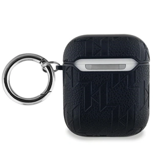 Kup Etui Karl Lagerfeld KLA2PGCHPK Apple AirPods 1/2 cover Monogram Choupette Head negru/black - KLD2033 - {ean13} - Sklep Home Screen