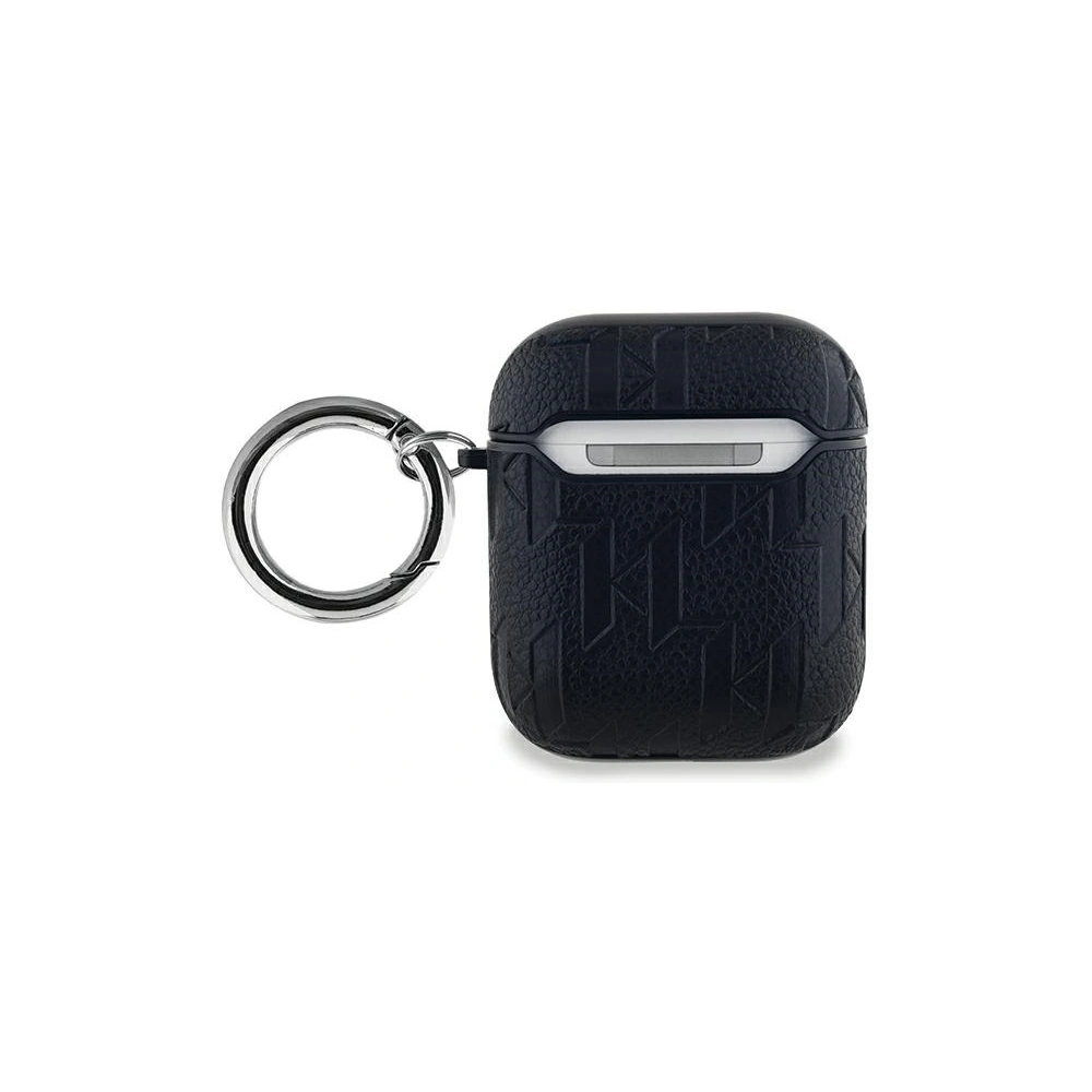 Etui Karl Lagerfeld KLA2PGKCPK Apple AirPods 1/2 cover Monogram Karl & Choupette Head czarny/black