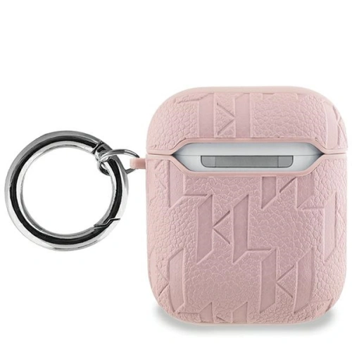 Kup Etui Karl Lagerfeld KLA2PGKCPP Apple AirPods 1/2 cover Monogram Karl & Choupette Head roz/roz - KLD2036 - {ean13} - Sklep Home Screen