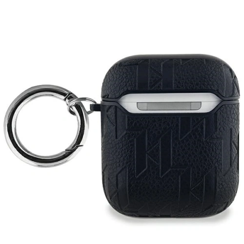 Kup Etui Karl Lagerfeld KLA2PGKIPK Apple AirPods 1/2 tok Monogram Karl Head fekete/black - KLD2037 - {ean13} - Sklep Home Screen