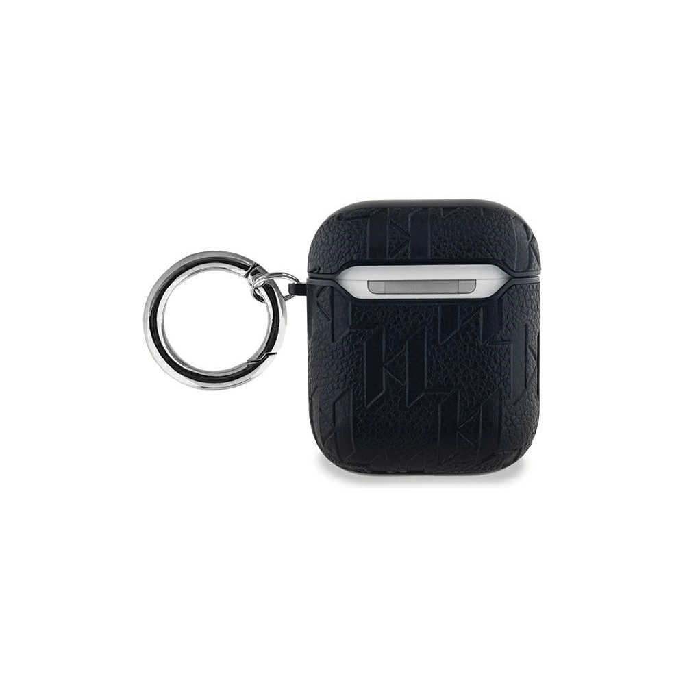 Etui Karl Lagerfeld KLA2PGKIPK Apple AirPods 1/2 cover Monogram Karl Head czarny/black