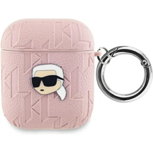 Buy Karl Lagerfeld KLA2PGKIPP Apple AirPods 1/2 cover Monogram Karl Head pink - KLD2038 - {ean13} - Home Screen Store Europe
