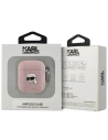 Kup Etui Karl Lagerfeld KLA2PGKIPP Apple AirPods 1/2 cover Monogram Karl Head różowy/pink - KLD2038 - {ean13} - Sklep Home Screen