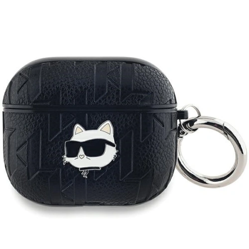 Kup Etui Karl Lagerfeld KLA3PGCHPK Apple AirPods 3 cover Monogram Choupette Head negru/black - KLD2039 - {ean13} - Sklep Home Screen
