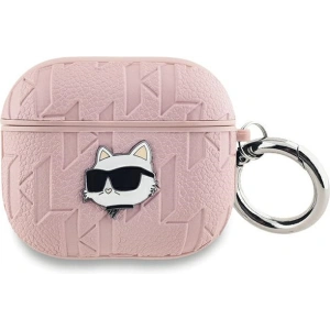 Kup Etui Karl Lagerfeld KLA3PGCHPP Apple AirPods 3 husă Monogram Choupette Head roz/pink - KLD2040 - {ean13} - Sklep Home Screen
