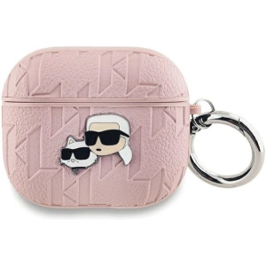 Kup Etui Karl Lagerfeld KLA3PGKCPP Apple AirPods 3 cover Monogram Karl & Choupette Head różowy/pink - KLD2042 - {ean13} - Sklep Home Screen